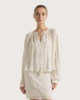 Casacca in georgette ricamata -  | Seventy Venezia