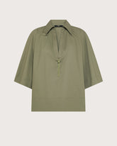 Short cotton poplin shirt. -  | Seventy Venezia