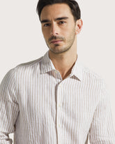 Camicia a righe in lino -  | Seventy Venezia