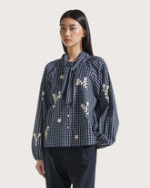 Camicia a quadri con ricami -  | Seventy Venezia