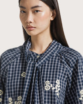 Camicia a quadri con ricami -  | Seventy Venezia