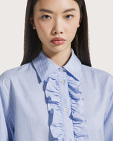 Camicia rigata con volant -  | Seventy Venezia