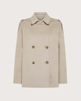 Cappotto doppiopetto corto in panno double -  | Seventy Venezia