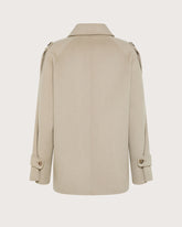 Cappotto doppiopetto corto in panno double -  | Seventy Venezia