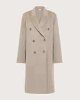 Cappotto doppiopetto in double melange -  | Seventy Venezia