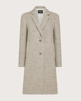 Cappotto lungo monopetto in macro resca lurex -  | Seventy Venezia
