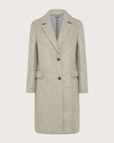 Cappotto monopetto in misto lana neoprene -  | Seventy Venezia