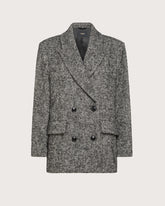 Cappotto doppiopetto corto in misto lana -  | Seventy Venezia