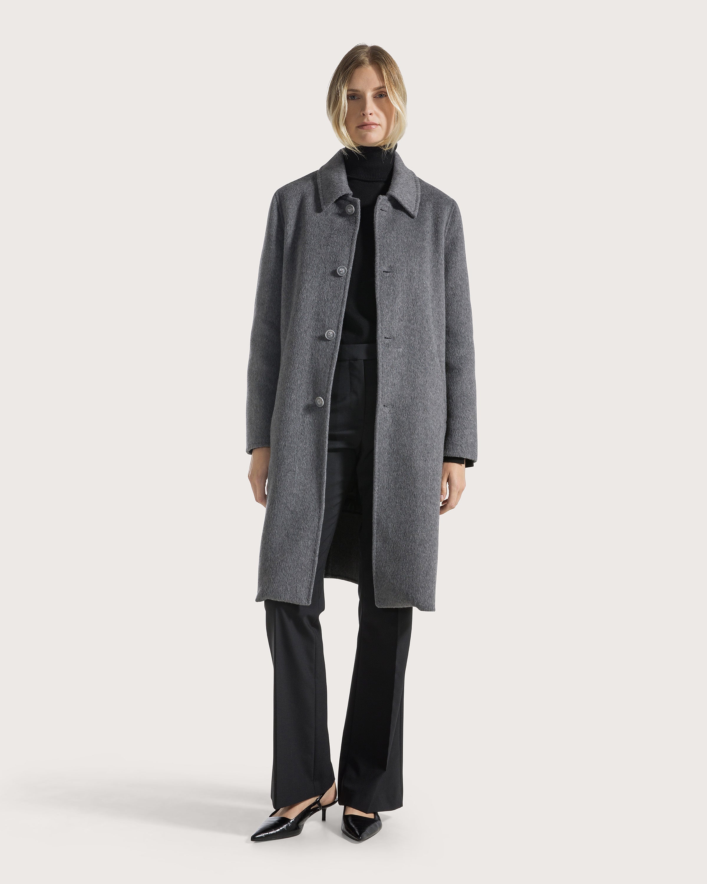 Cappotto dalla linea dritta Seventy Venezia