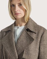 Wool linen trench coat -  | Seventy Venezia