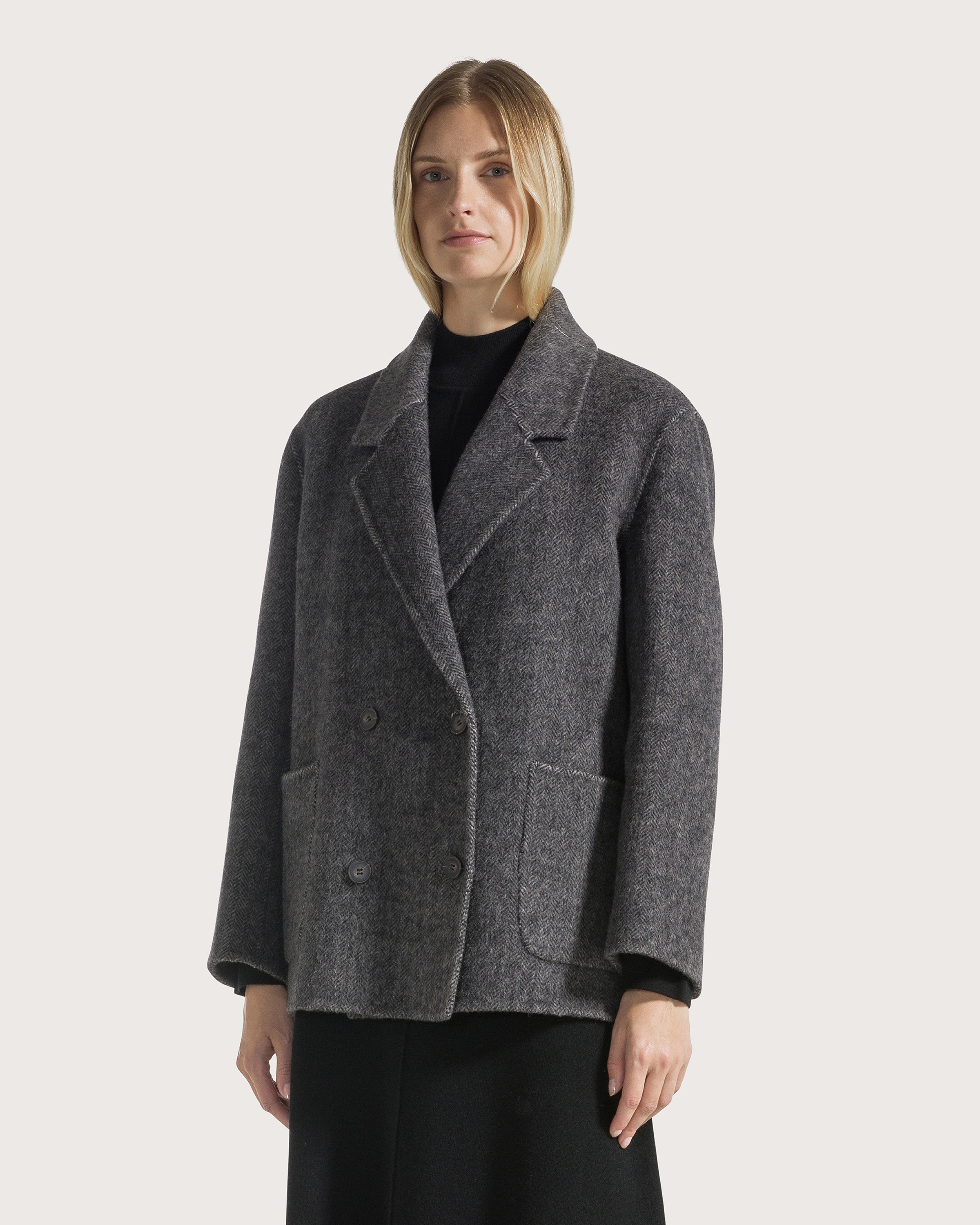 Cappotto corto mistolana Seventy Venezia