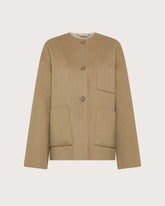 Short coat with two-colour scarf -  | Seventy Venezia