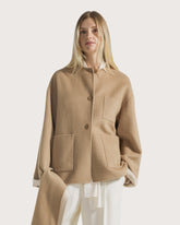 Short coat with two-colour scarf -  | Seventy Venezia
