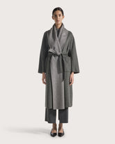 Two-colour double-faced mélange robe coat -  | Seventy Venezia