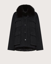 Double-faced rabbit fur short coat -  | Seventy Venezia