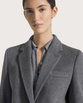 100% cashmere long single-breasted coat -  | Seventy Venezia
