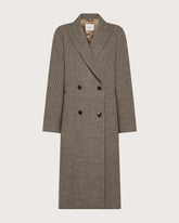 Houndstooth broadcloth coat -  | Seventy Venezia