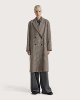 Houndstooth broadcloth coat -  | Seventy Venezia