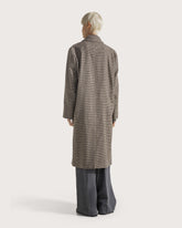 Houndstooth broadcloth coat -  | Seventy Venezia