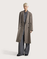 Houndstooth broadcloth coat -  | Seventy Venezia