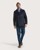 Double-breasted coat in double-face -  | Seventy Venezia