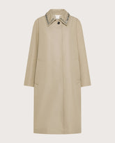 Trench in cotone con dettaglio collo accessorio -  | Seventy Venezia