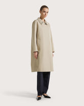 Trench in cotone con dettaglio collo accessorio -  | Seventy Venezia