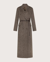 Long double-faced wool blend coat with belt     -  | Seventy Venezia