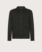 Giaccca camicia in neoprene con bottoncini automatici -  | Seventy Venezia