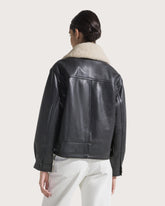 Aviator-style nappa leather jacket -  | Seventy Venezia