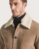 100% suede leather bomber jacket -  | Seventy Venezia