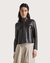 Giubbotto corto  in pelle. -  | Seventy Venezia