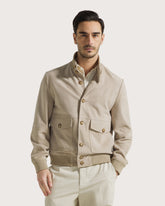 Bomber in pelle scamosciata -  | Seventy Venezia