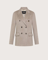 Double-breasted jacket in 1 cashmere       -  | Seventy Venezia
