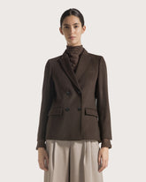 100% cashmere double-breasted jacket -  | Seventy Venezia