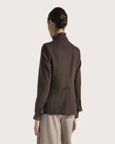 100% cashmere double-breasted jacket -  | Seventy Venezia