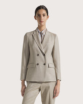 Giacca doppiopetto in flanella lurex -  | Seventy Venezia