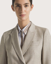 Giacca doppiopetto in flanella lurex -  | Seventy Venezia