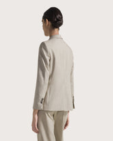 Giacca doppiopetto in flanella lurex -  | Seventy Venezia