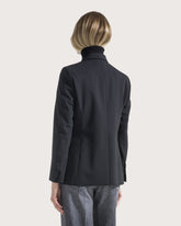 Giacca doppiopetto in gabardina misto lana -  | Seventy Venezia