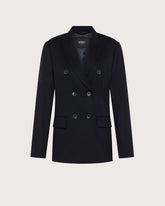 Double-breasted lightweight flannel jacket        -  | Seventy Venezia