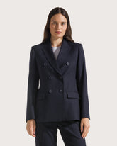 Double-breasted lightweight flannel jacket        -  | Seventy Venezia