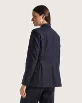 Double-breasted lightweight flannel jacket        -  | Seventy Venezia