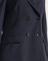 Giacca doppiopetto in fresco di lana stretch -  | Seventy Venezia