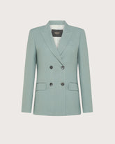 Giacca doppiopetto in viscosa lino crêpe -  | Seventy Venezia