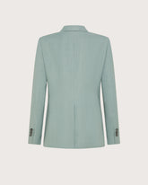 Giacca doppiopetto in viscosa lino crêpe -  | Seventy Venezia