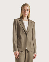 Single-breasted flannel jacket         -  | Seventy Venezia