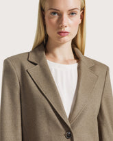Single-breasted flannel jacket         -  | Seventy Venezia