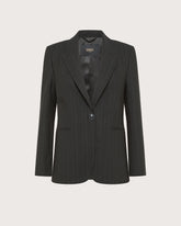 Giacca monopetto in misto lana gessato -  | Seventy Venezia