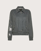 Giacchetta con zip in flanella -  | Seventy Venezia
